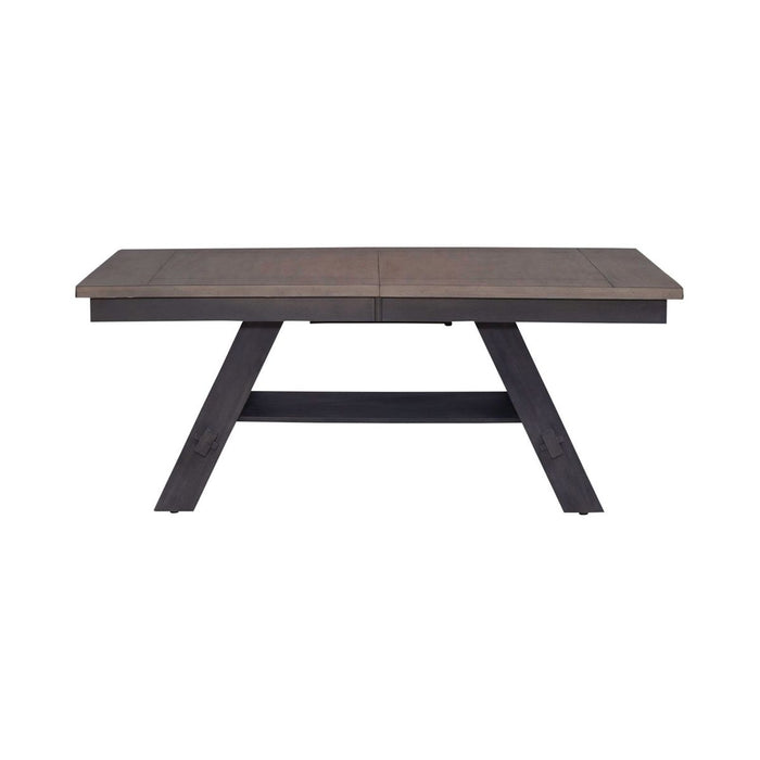 Liberty Furniture Lawson Pedestal Table in Weathered Gray 116GY-P4090 image