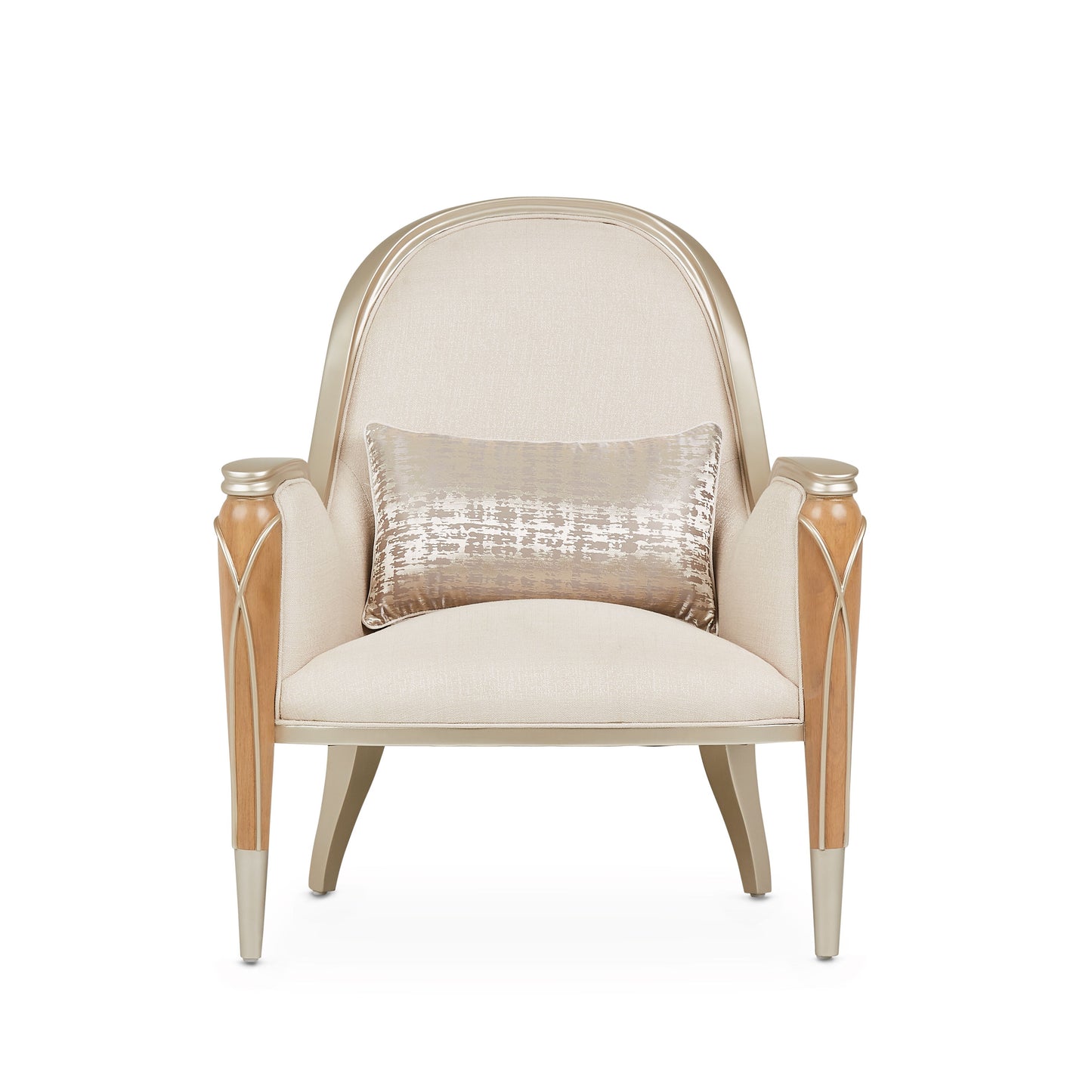 Villa Cherie - Accent Chair - Pearl/Caramel