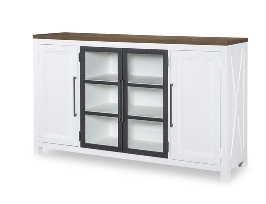Beckett - Credenza - Natural White With Dark Oak