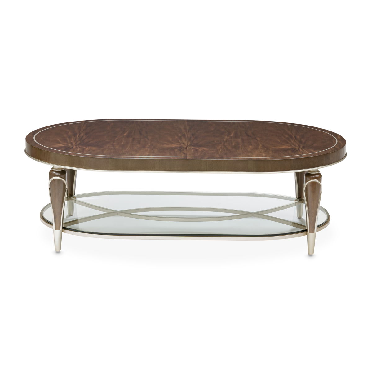 Villa Cherie - Oval Cocktail Table - Hazelnut
