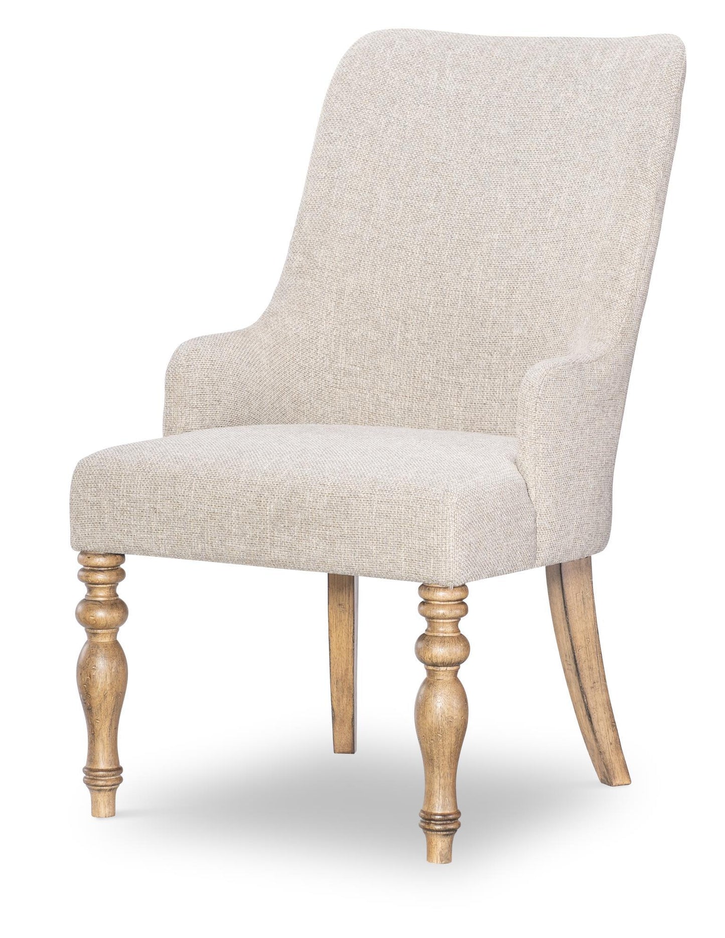 Vintage Market - Upholstered Arm Chair - Barnwood Oak