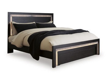 Shoralli - King Panel Rails - Black