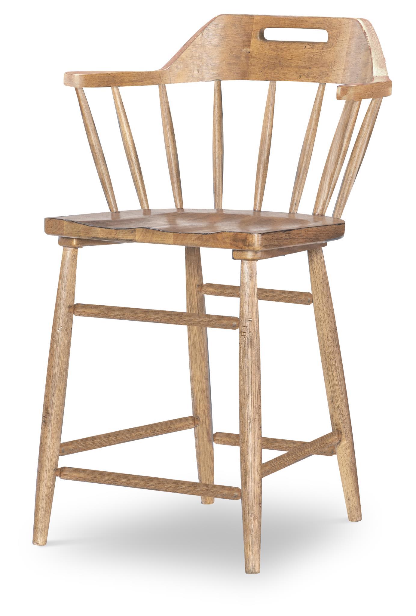 Vintage Market - Counter Height Chair - Barnwood Oak