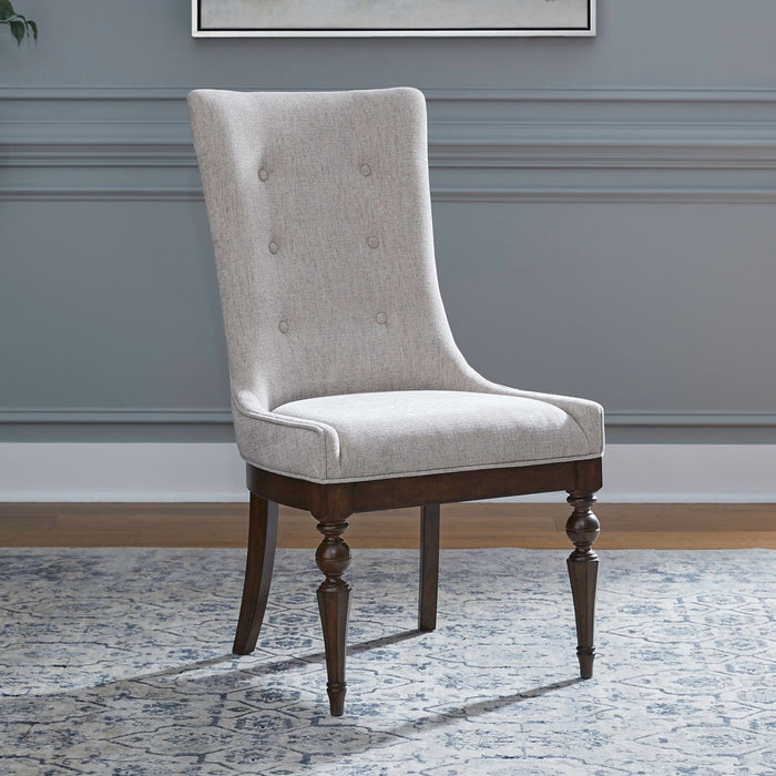Liberty Furniture Arden Road Upholstered Side Chair (Set of 2) in Satin Cherry image