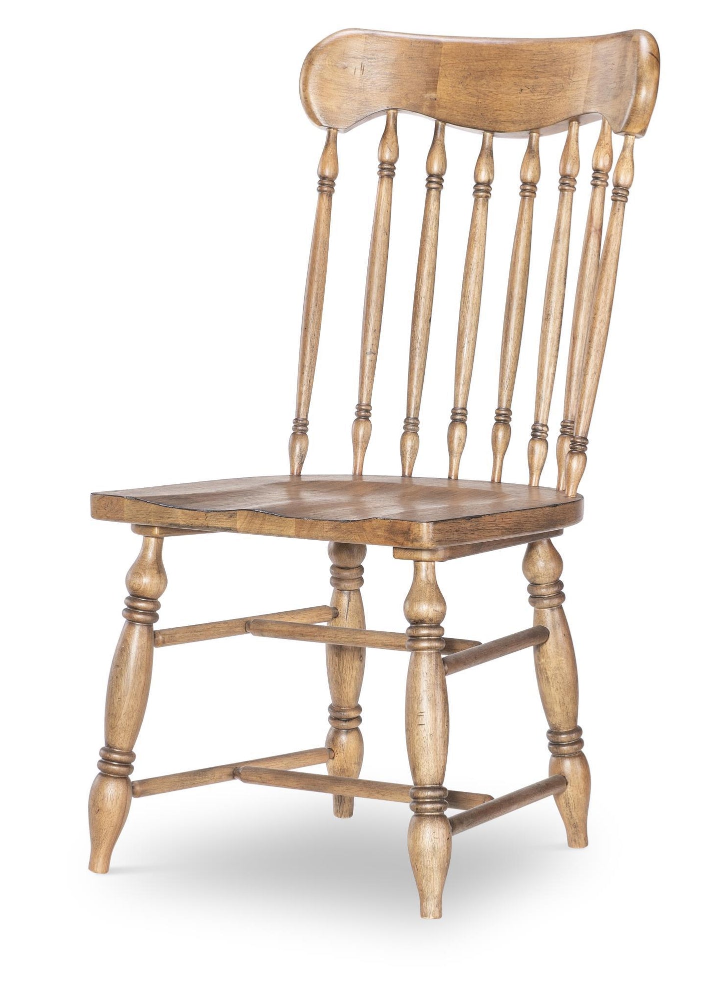 Vintage Market - Turned Spindle Side Chair - Barnwood Oak