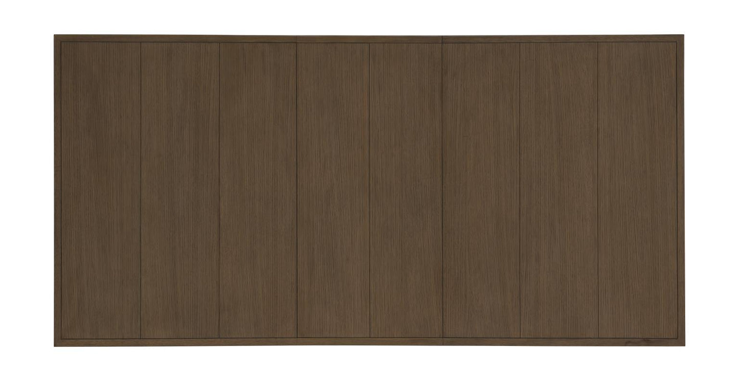 Beckett - Counter Height Table - Natural White With Dark Oak