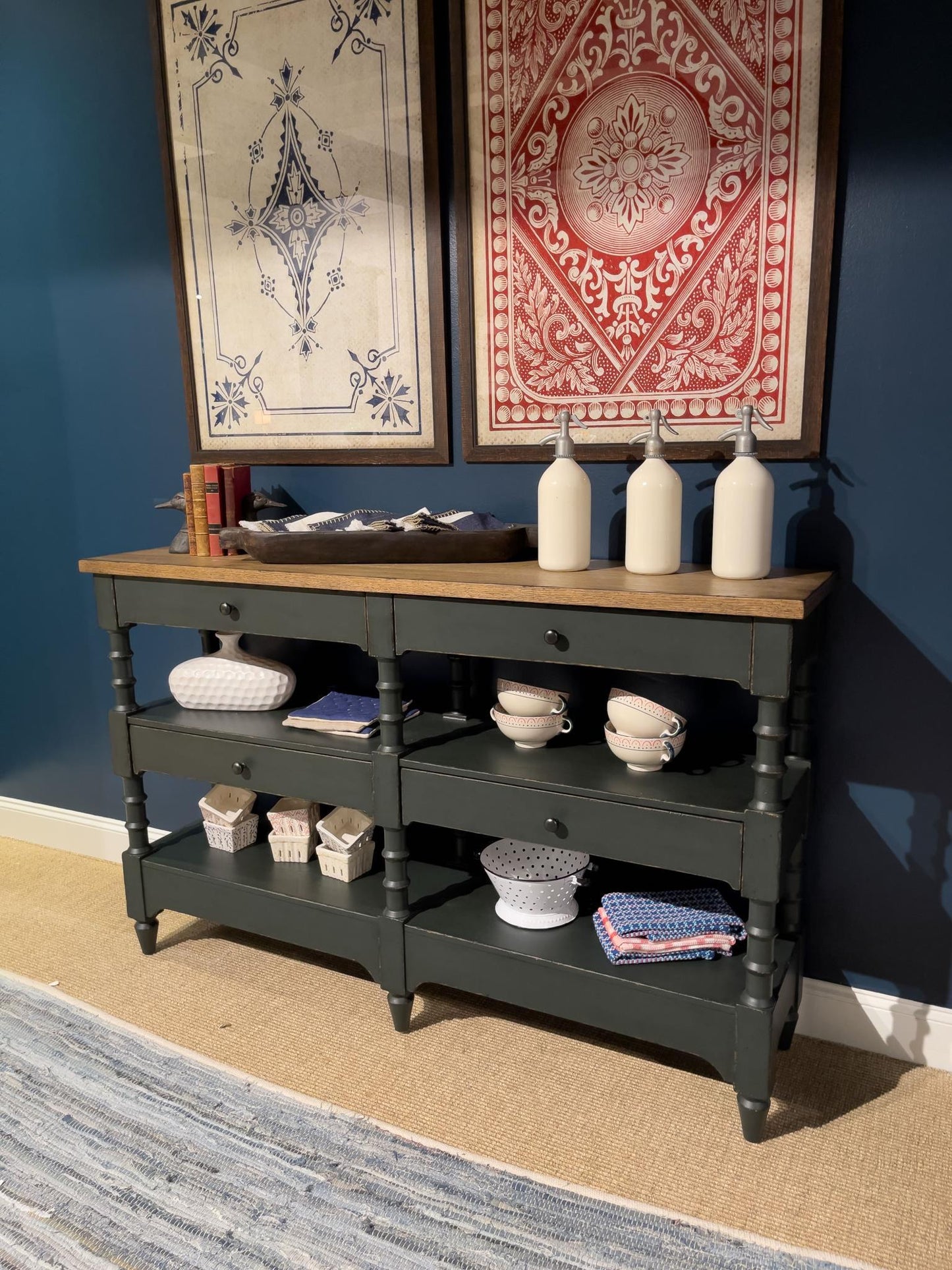 Vintage Market - Turned Bobbin Leg Console Table