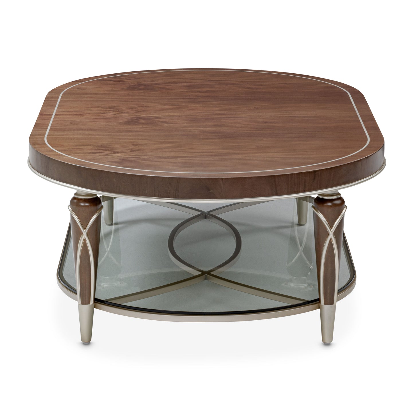 Villa Cherie - Oval Cocktail Table - Hazelnut
