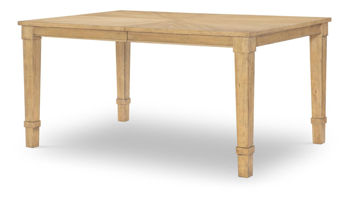 Linden - Rectangular Leg Table - Honeyed Oak