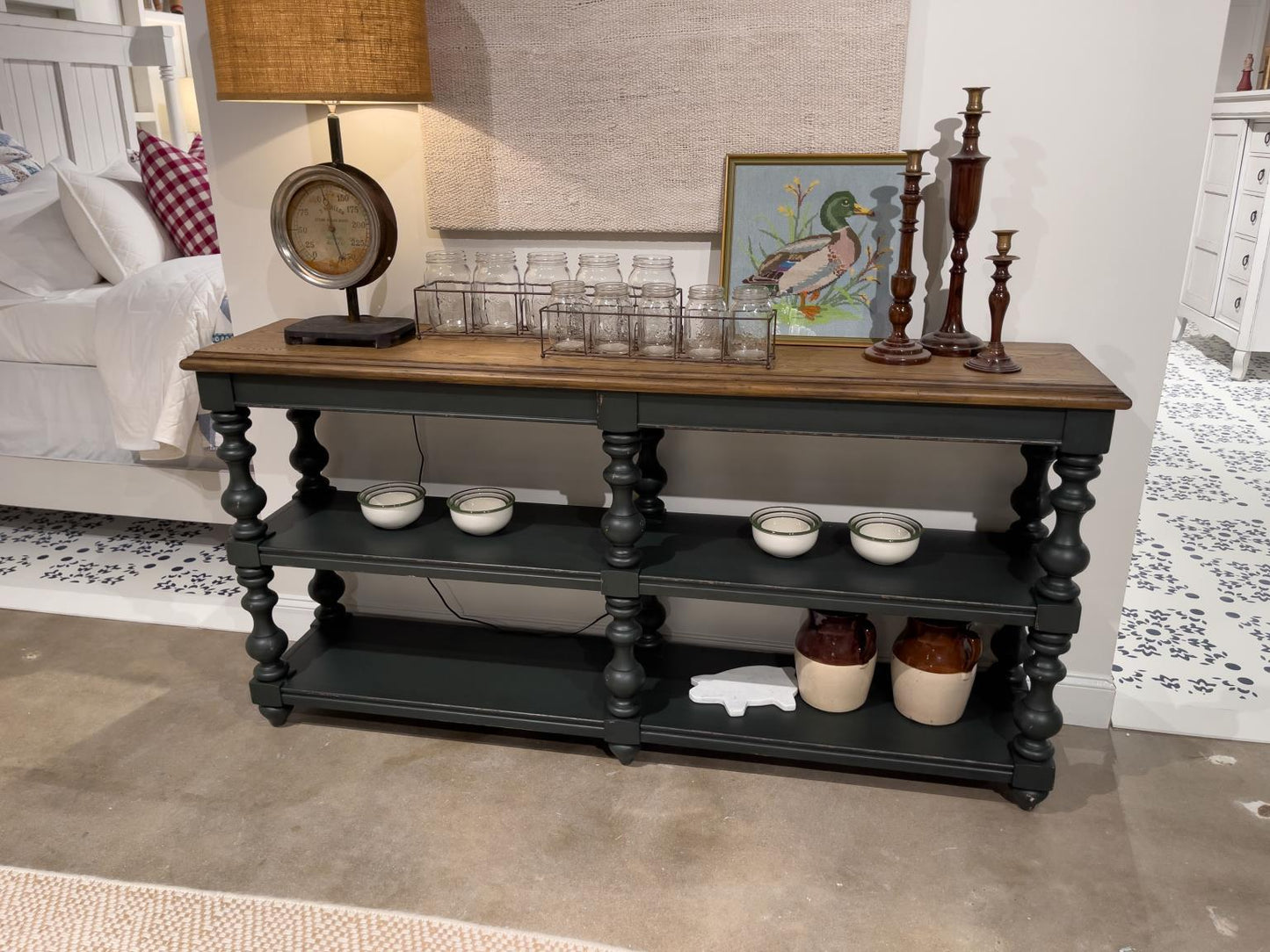 Vintage Market - Turned Bobbin Leg Console Table