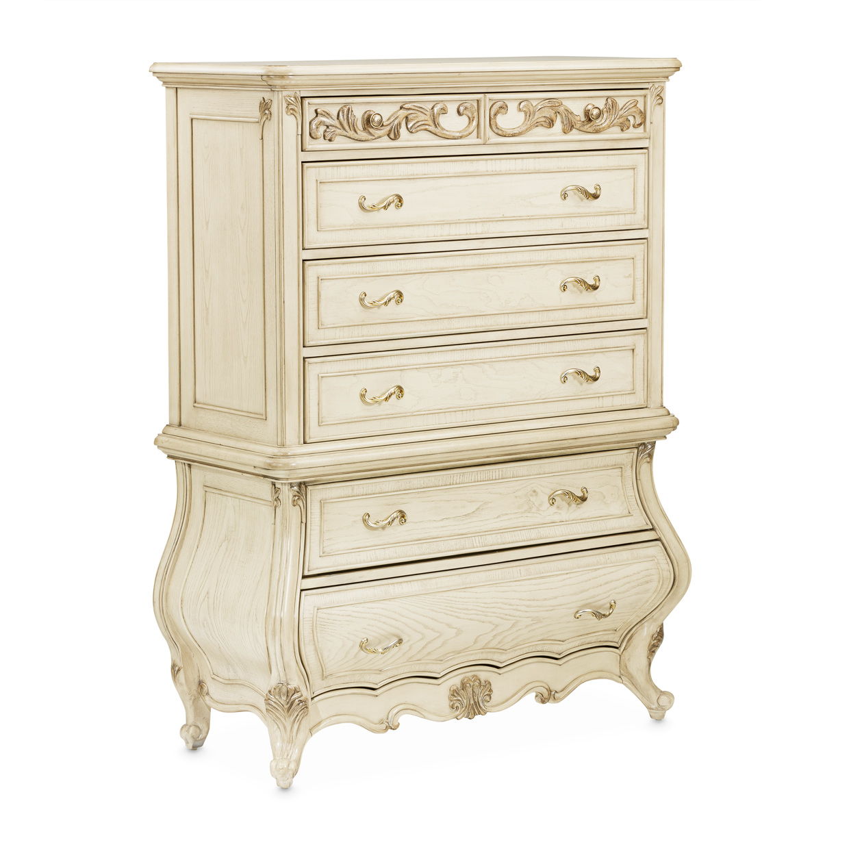 Platine de Royale - 6-Drawer Chest - Champagne