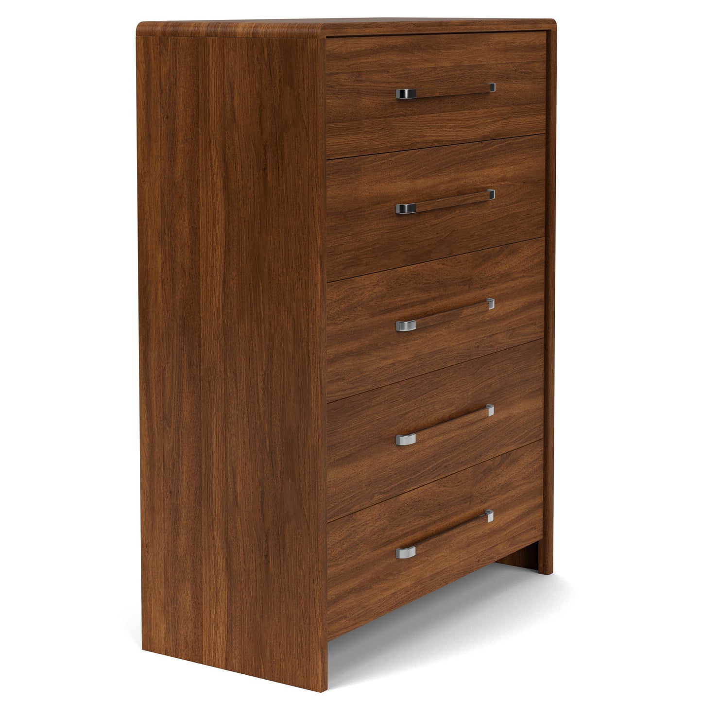 Elsie - 5 Drawer Chest - Dark Brown