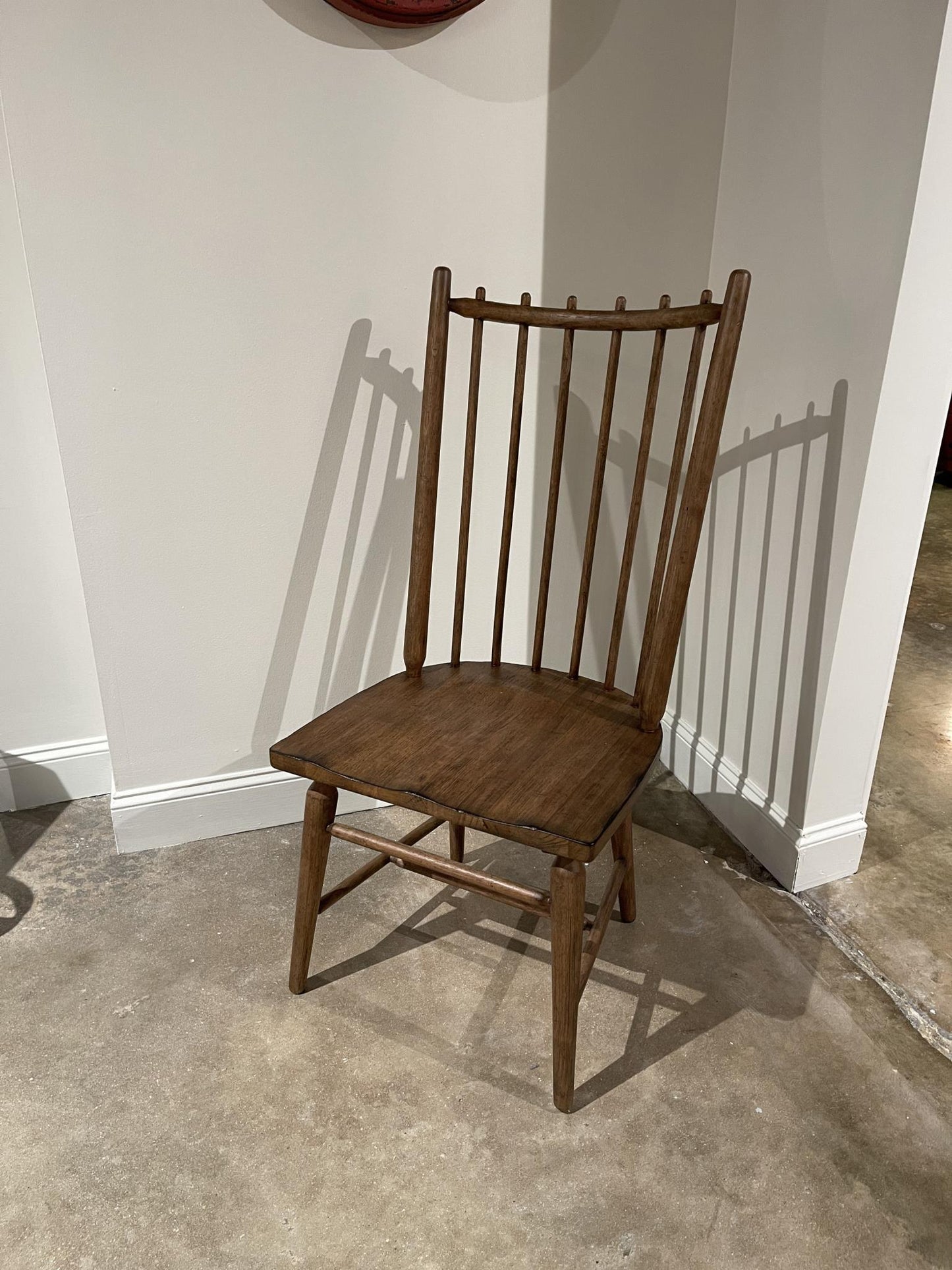 Vintage Market - Spindle Back Side Chair - Barnwood Oak