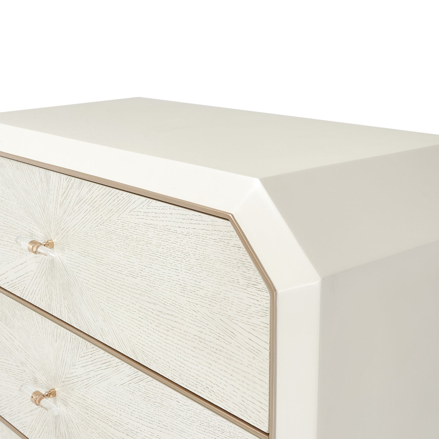La Rachelle - 5-Drawer Chest - Champagne