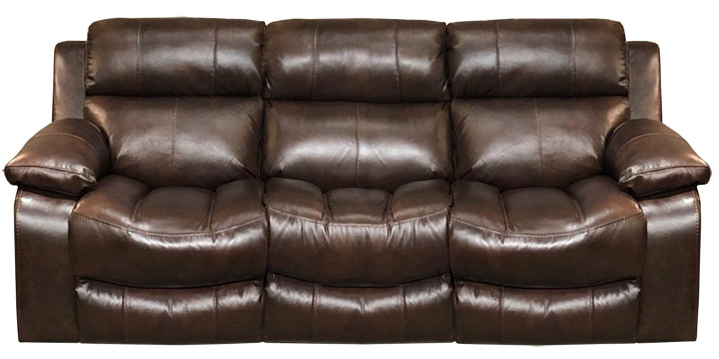 Catnapper Furniture Positano Reclining Sofa in Cocoa
