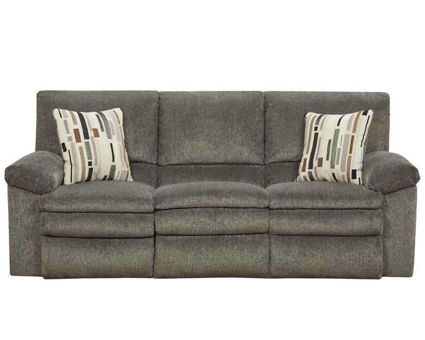 Catnapper Furniture Tosh Reclining Sofa in Pewter/Café image