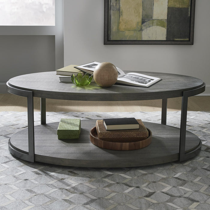 Modern View Oval Cocktail Table Base