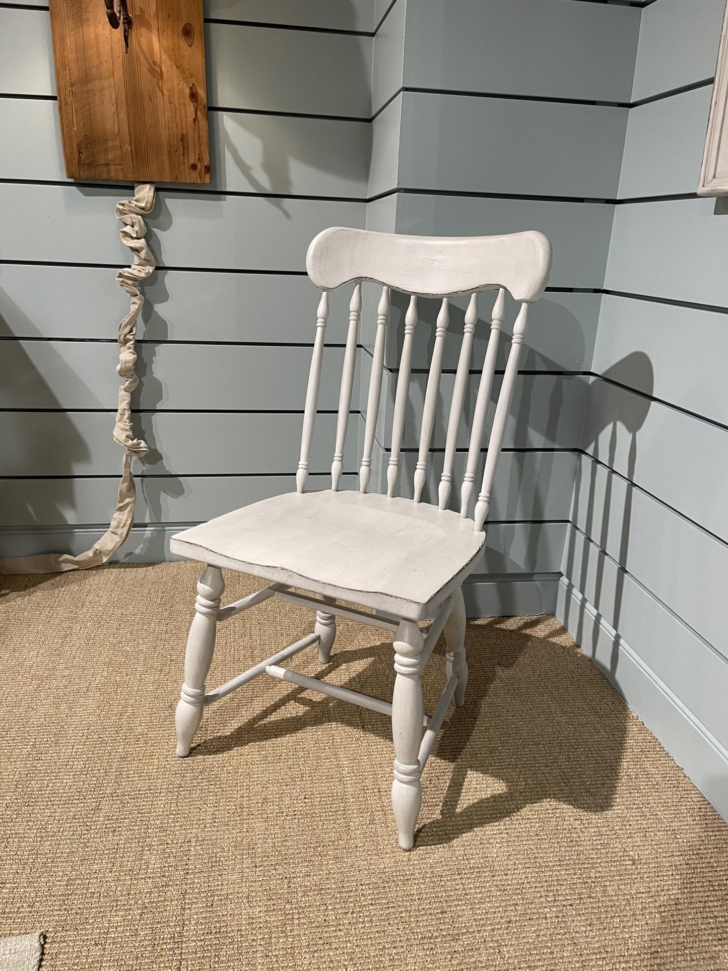 Vintage Market - Turned Spindle Side Chair - Picket Fence