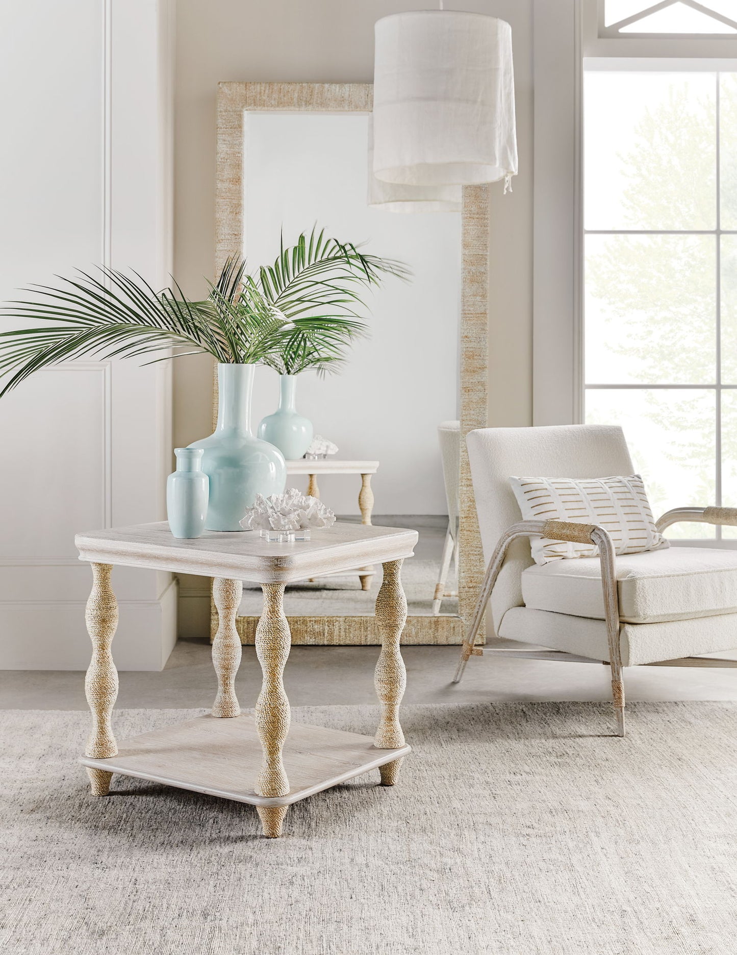 Serenity - Sandpiper Floor Mirror - Beige