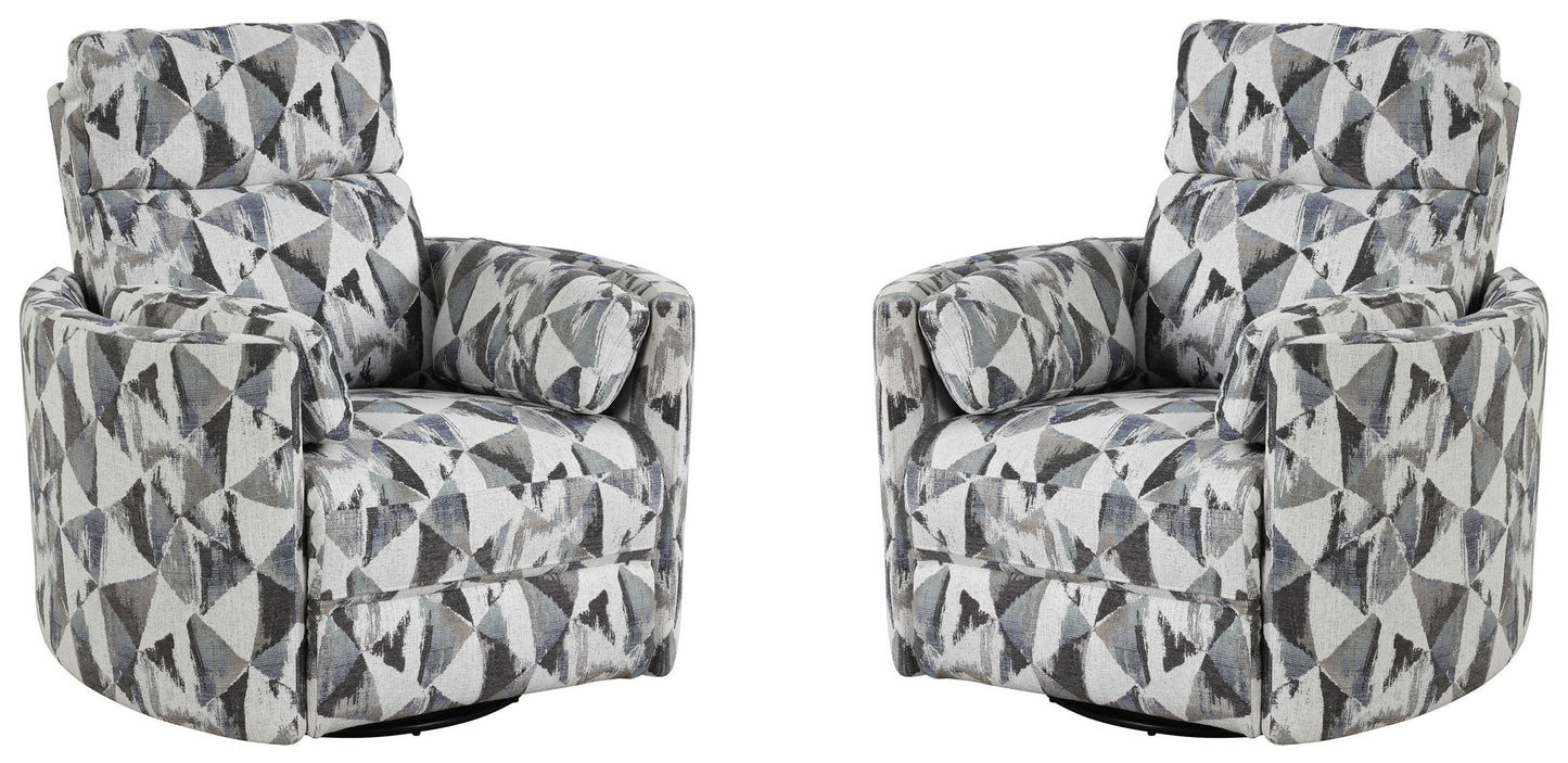 Radius - Power Swivel Glider Recliner (Set of 2)