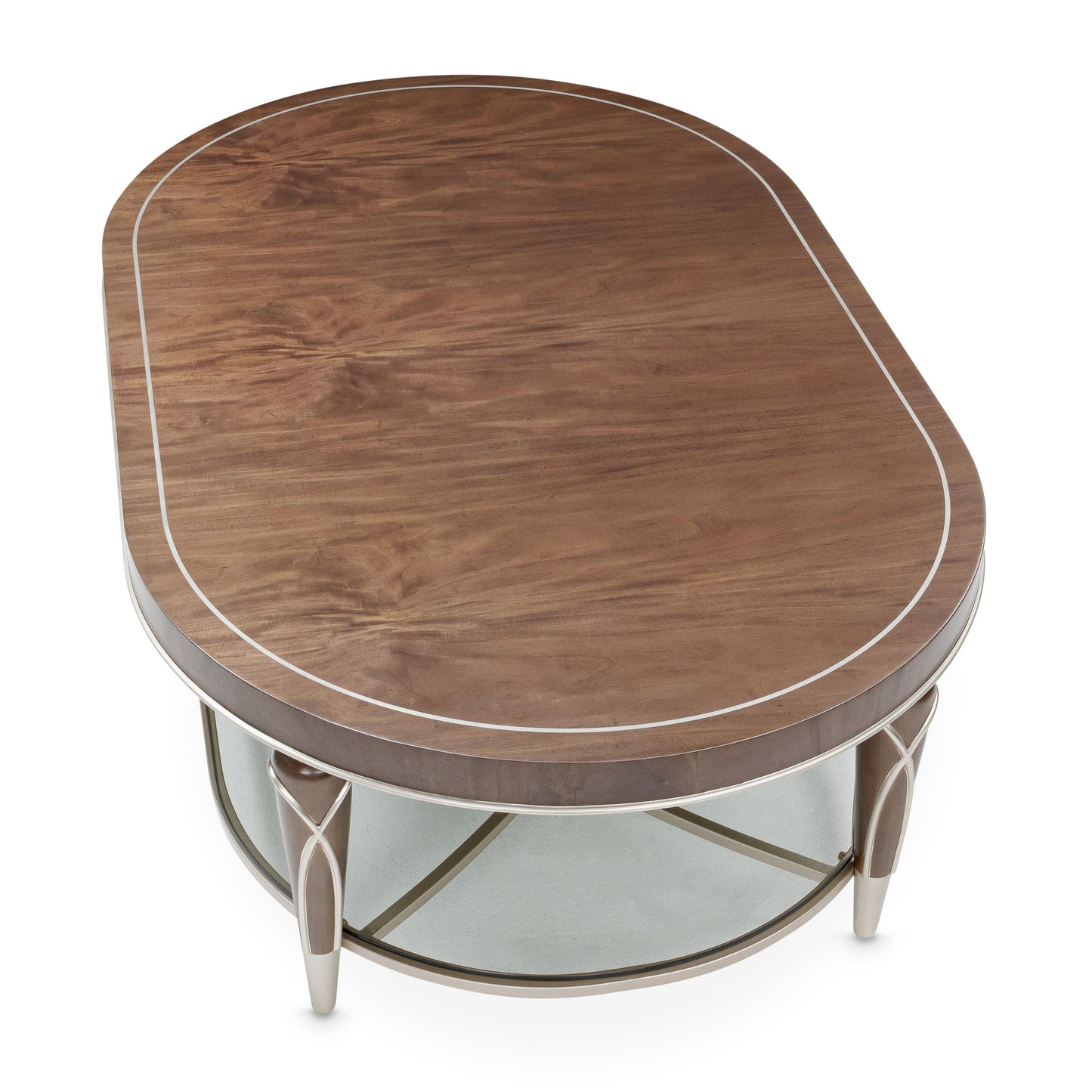 Villa Cherie - Oval Cocktail Table - Hazelnut