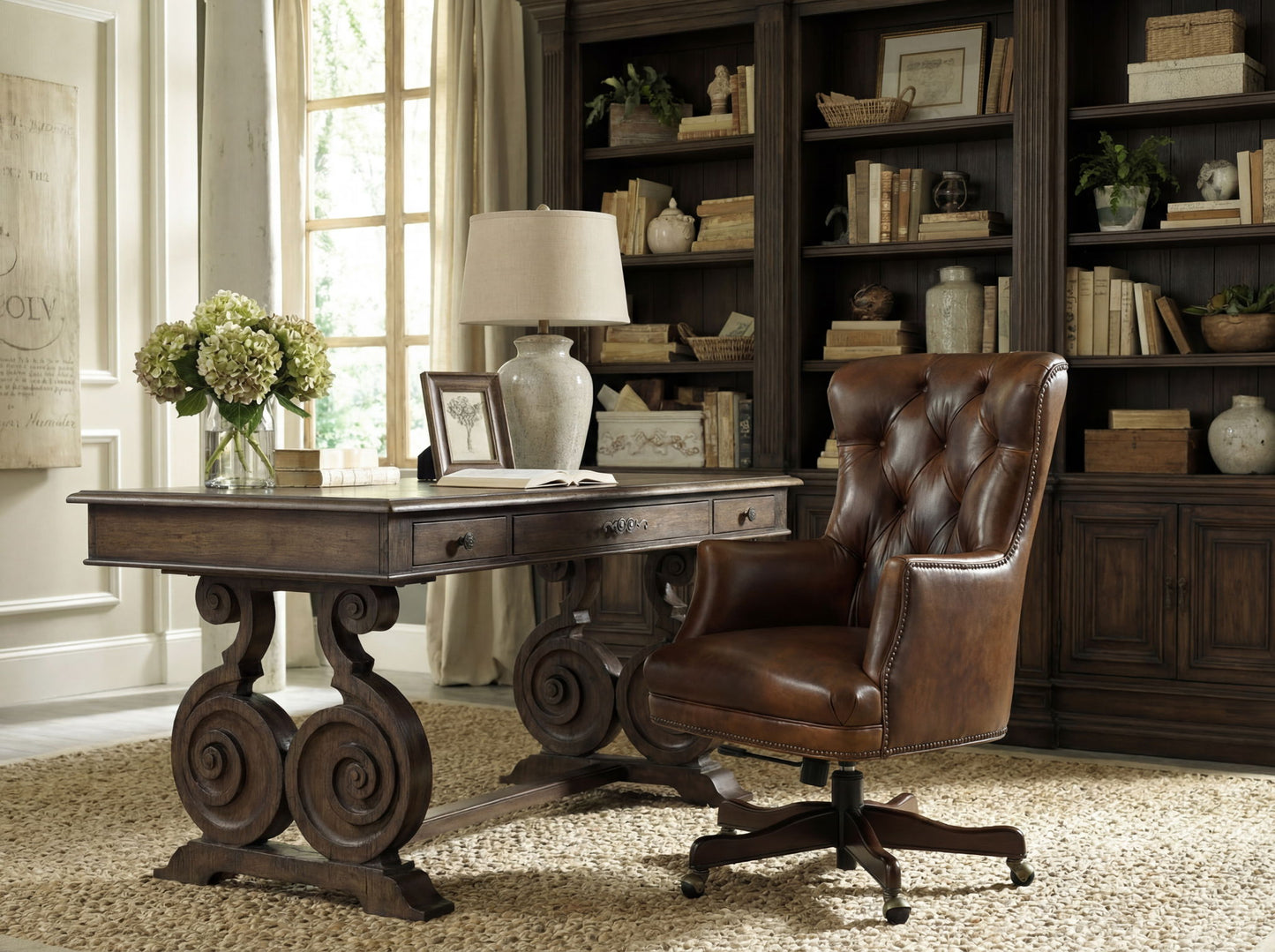 EC - Bradley Executive Swivel Tilt Chair - Dark Brown
