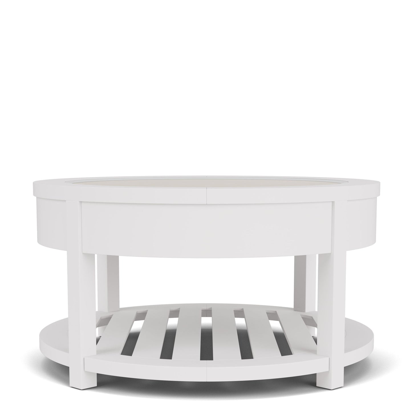 Rosalie - Round Cocktail Table - White