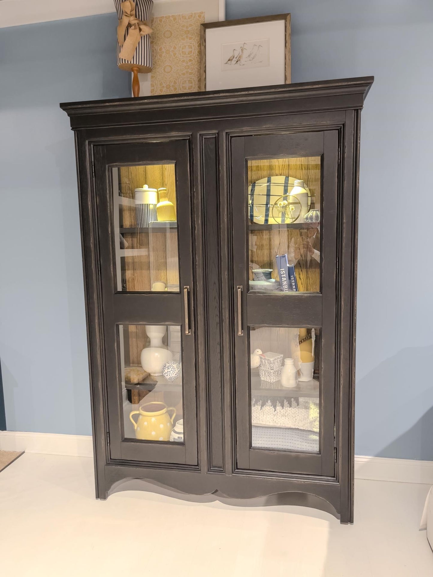 Vintage Market - Counter Height Chair - Kettle Black