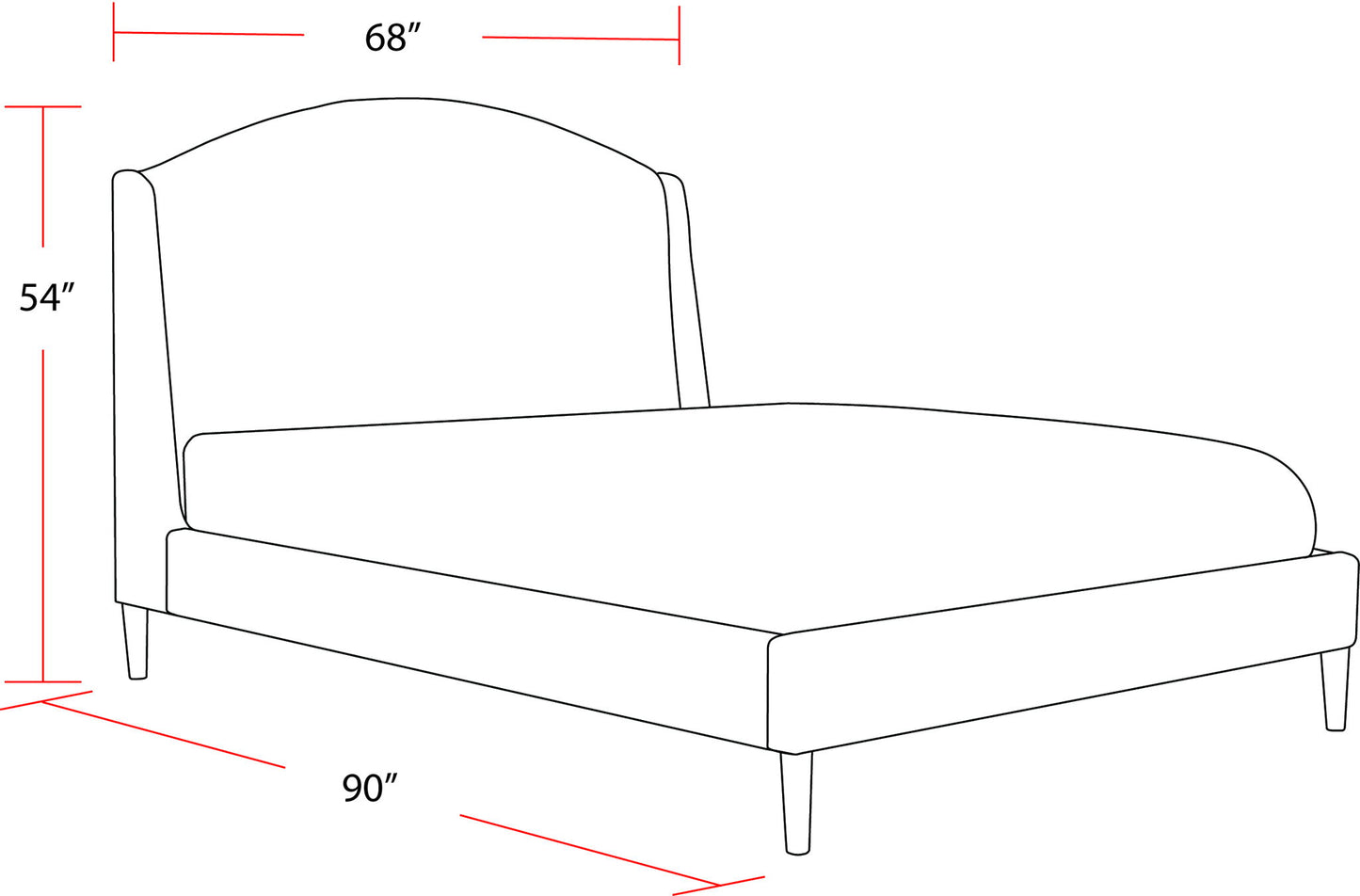 Crescent - Bed