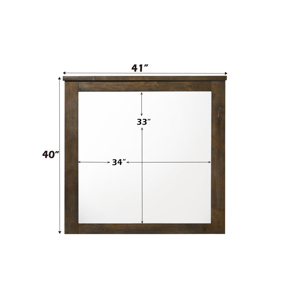 Merrilee - Mirror - Oak