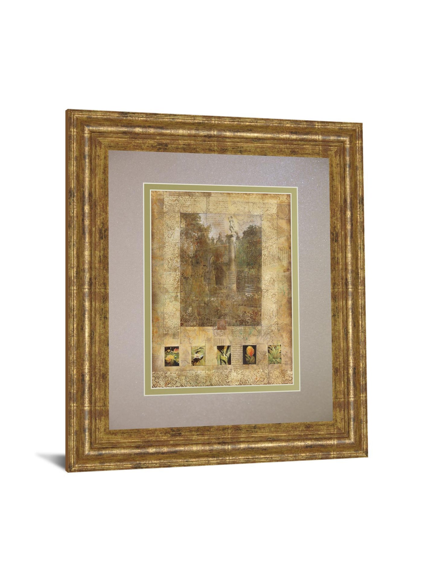 Botany Journal Il By Kemp - Framed Print Wall Art - Beige