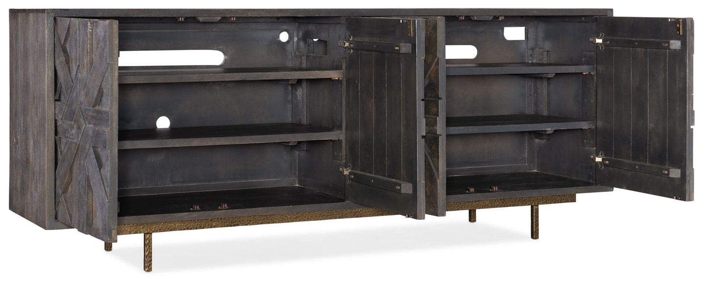 Commerce And Market - Layers Credenza - Dark Gray