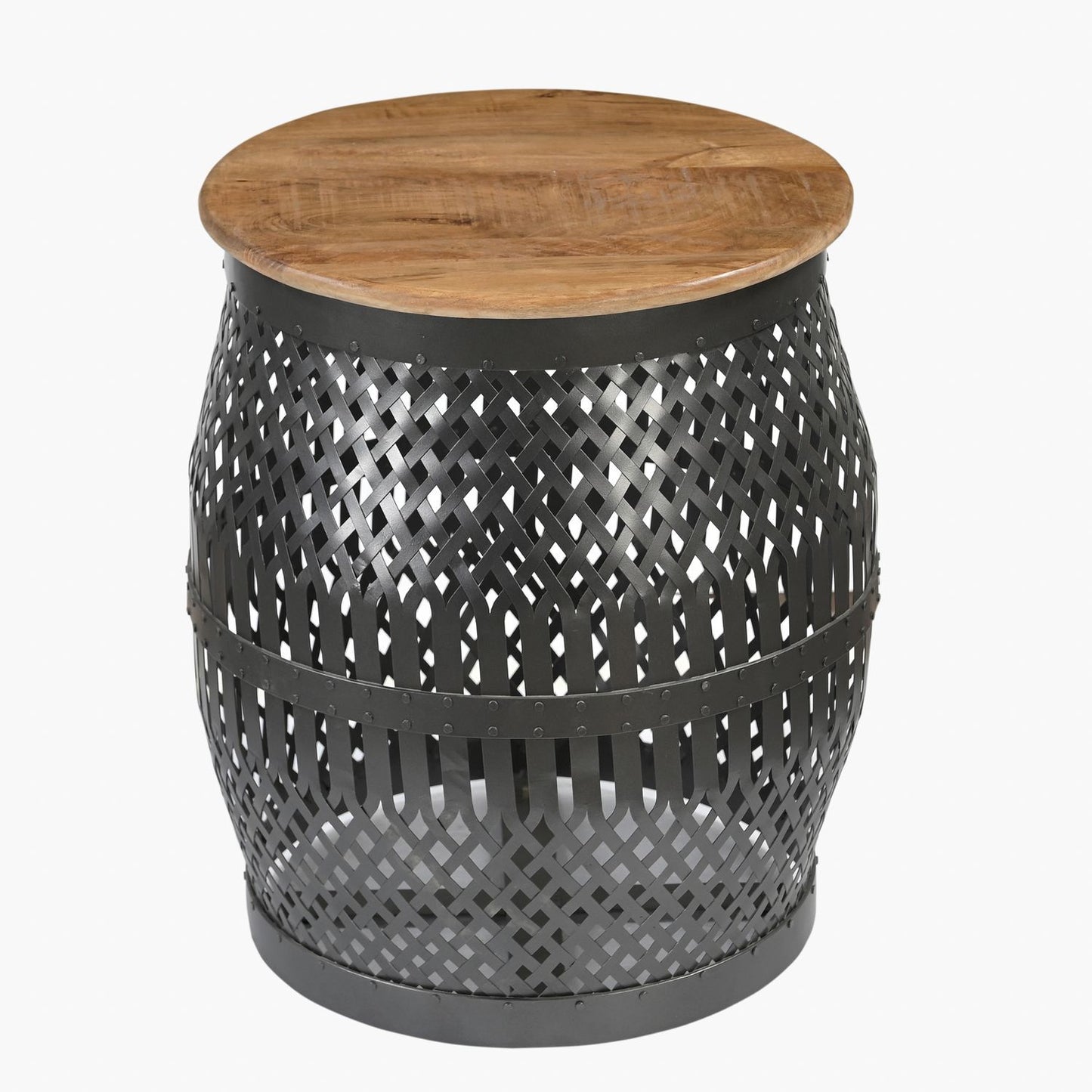 Shadow View - Accent End Table - Black
