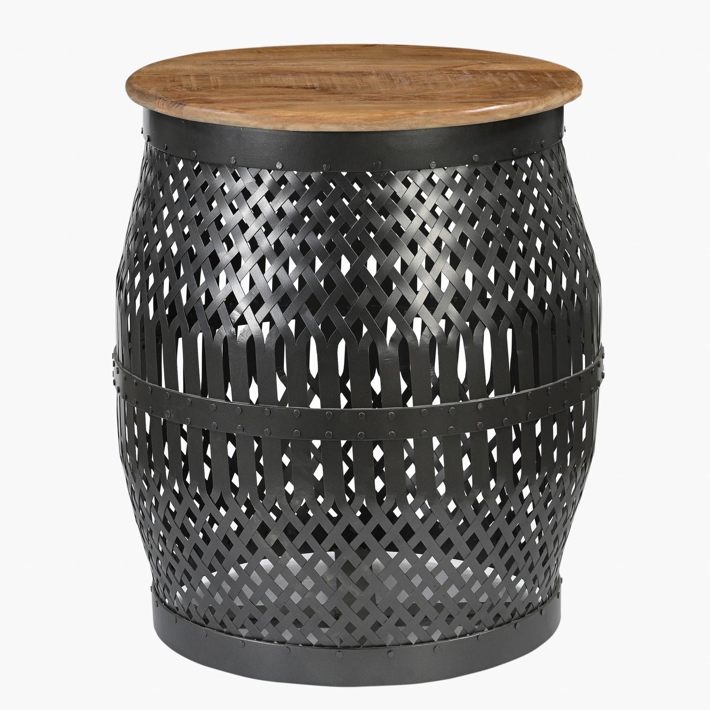 Shadow View - Accent End Table - Black