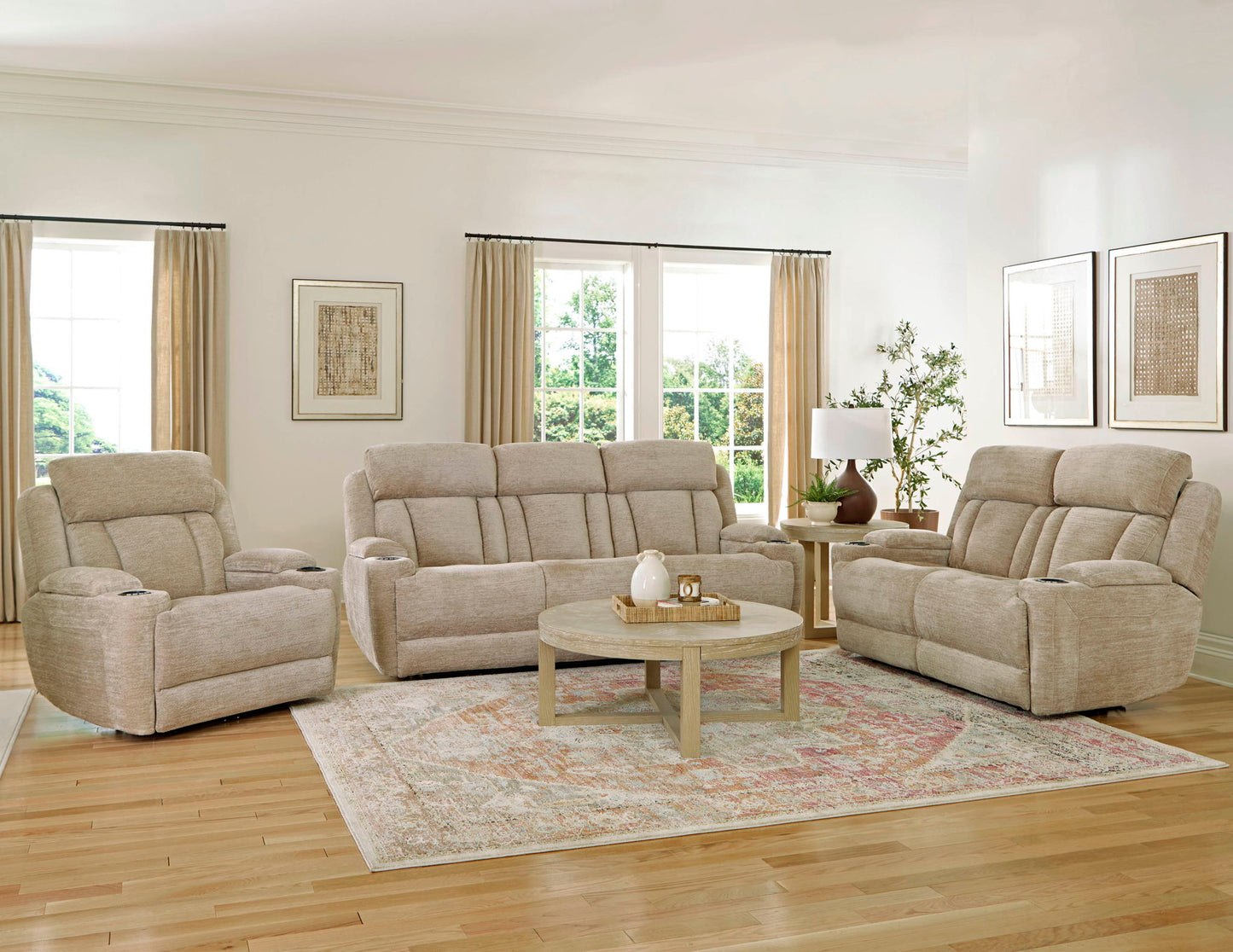 Dalton - Power Drop Down Console Sofa