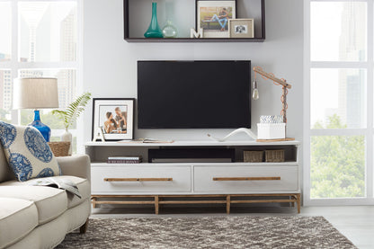 Urban Elevation - Low Entertainment Console - White