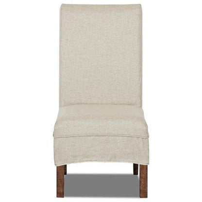 Trisha Yearwood Home - Gwen Upholstered Parson Chair With Slipcover - Coffee