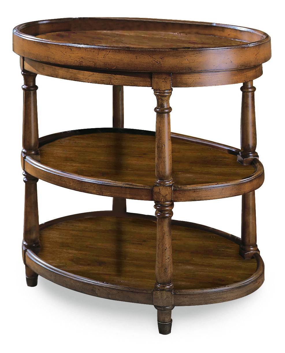 Commerce And Market - Oval Accent Table - Light Brown