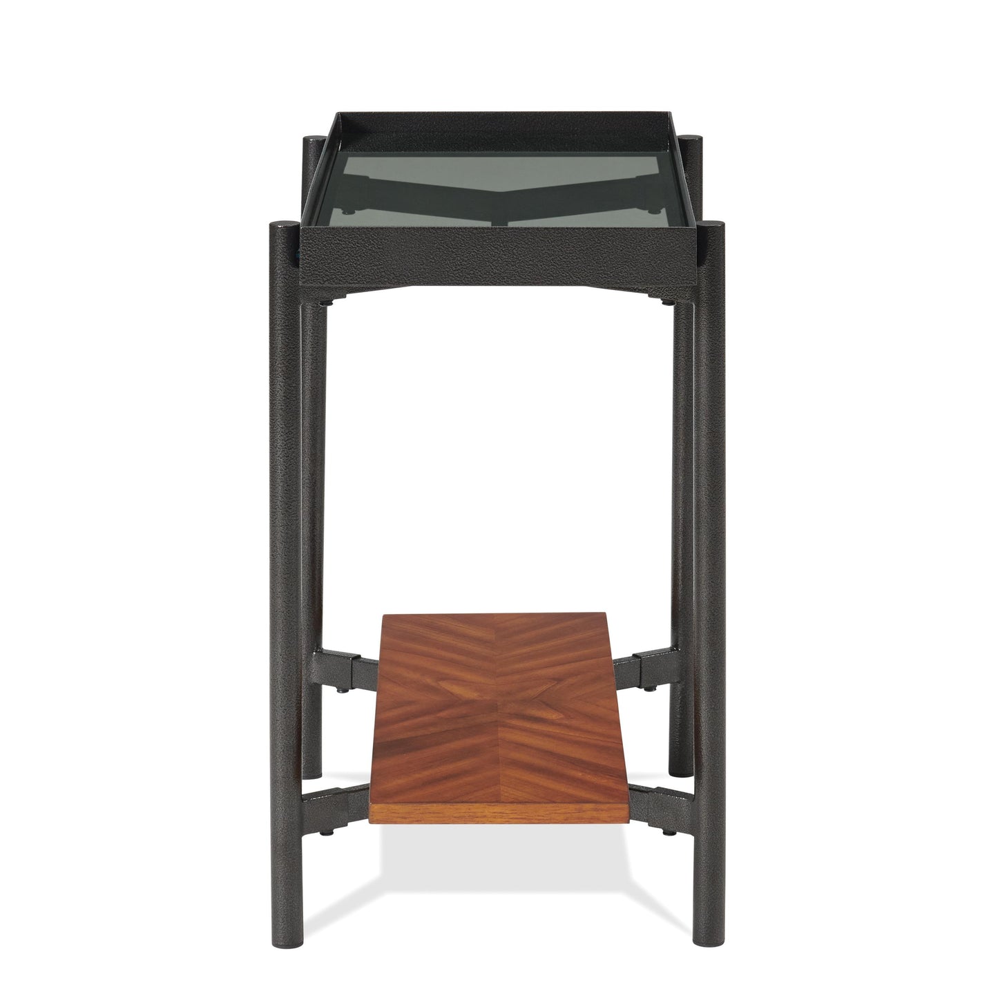 Lennox - Rectangular Chairside Table - Rosewood
