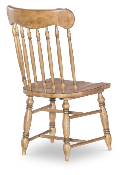 Vintage Market - Turned Spindle Side Chair - Barnwood Oak
