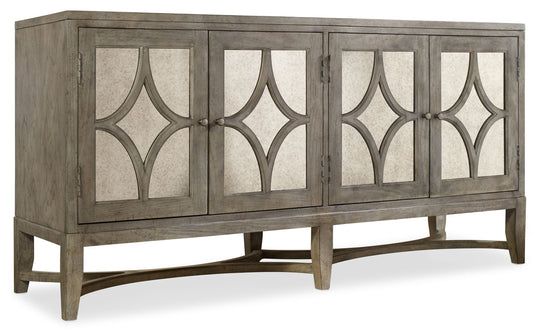 Melange - Diamante Console - Dark Gray