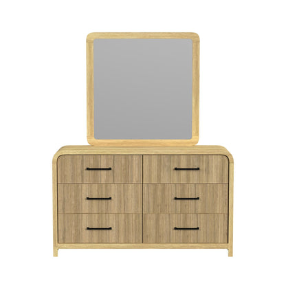 Ridgemont - Dresser And Mirror Set - Natural