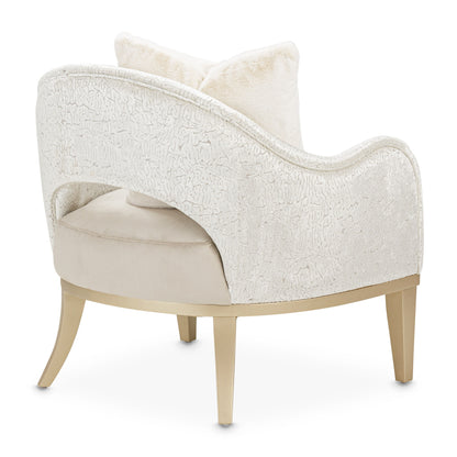 Yvette - Accent Chair - Porcini/Medium Champagne
