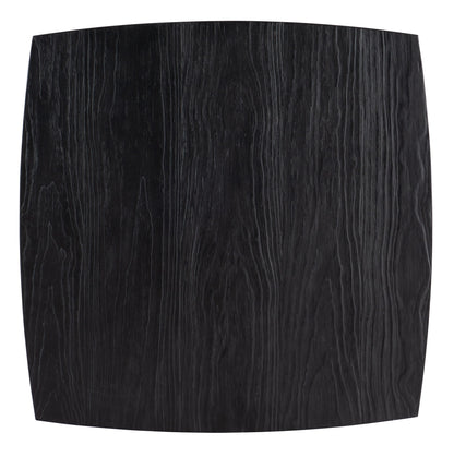 Linville Falls - Shou Sugi Ban Square Cocktail Table - Black