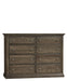 Vaughan Bassett Carlisle 8-Drawer Dresser in Dark Sable image