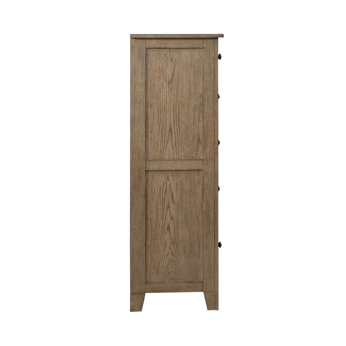 Liberty Furniture Grandpas Cabin 5 Drawer Chest in Sandstone