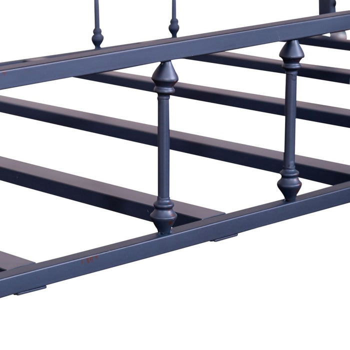 Liberty Furniture Vintage Series Twin Metal Trundle in Navy