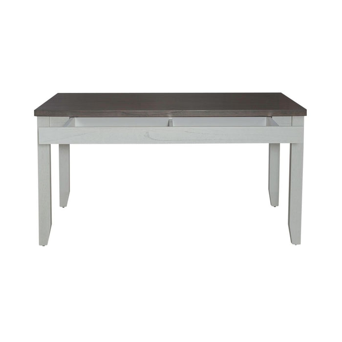 Liberty Furniture Brook Bay Rectangular Leg Table in Textured White 182-CD-RLS