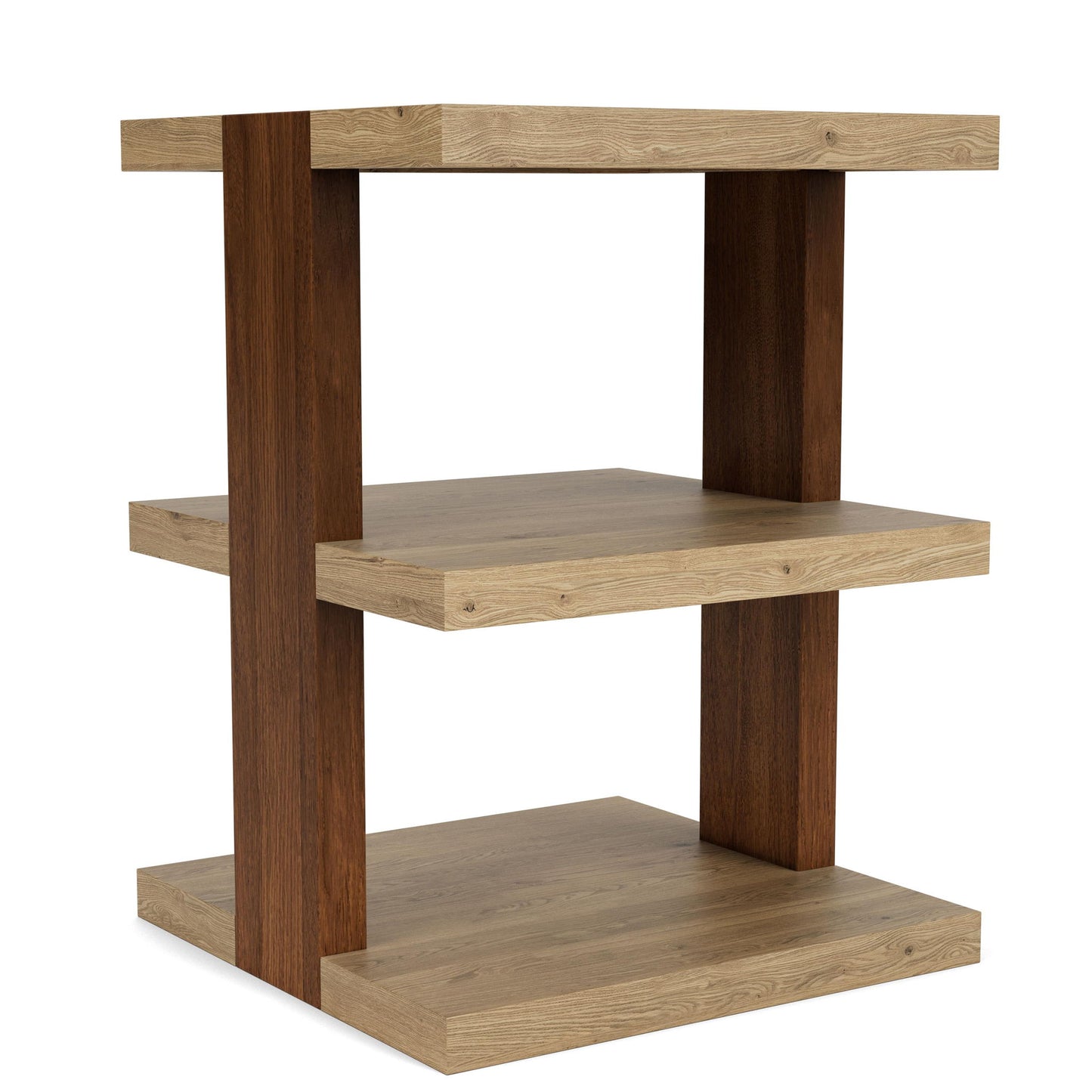 Truett - Chairside Table - Light Brown