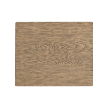 Barrington Two Tone - End Table - Antique Oak / Matte Black